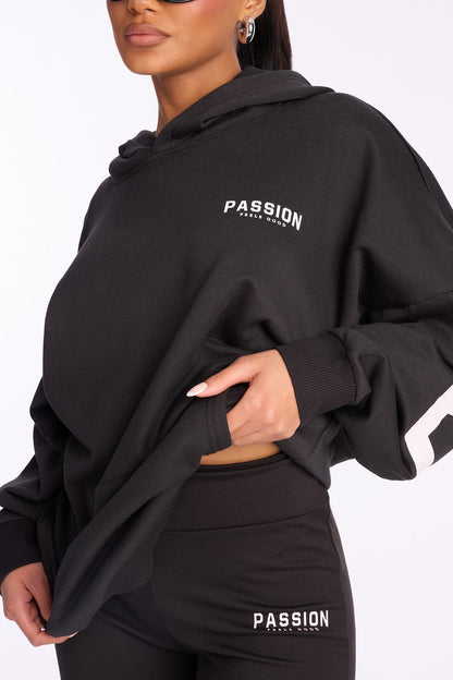 Positive Spirit Fleece Pant Set - Black