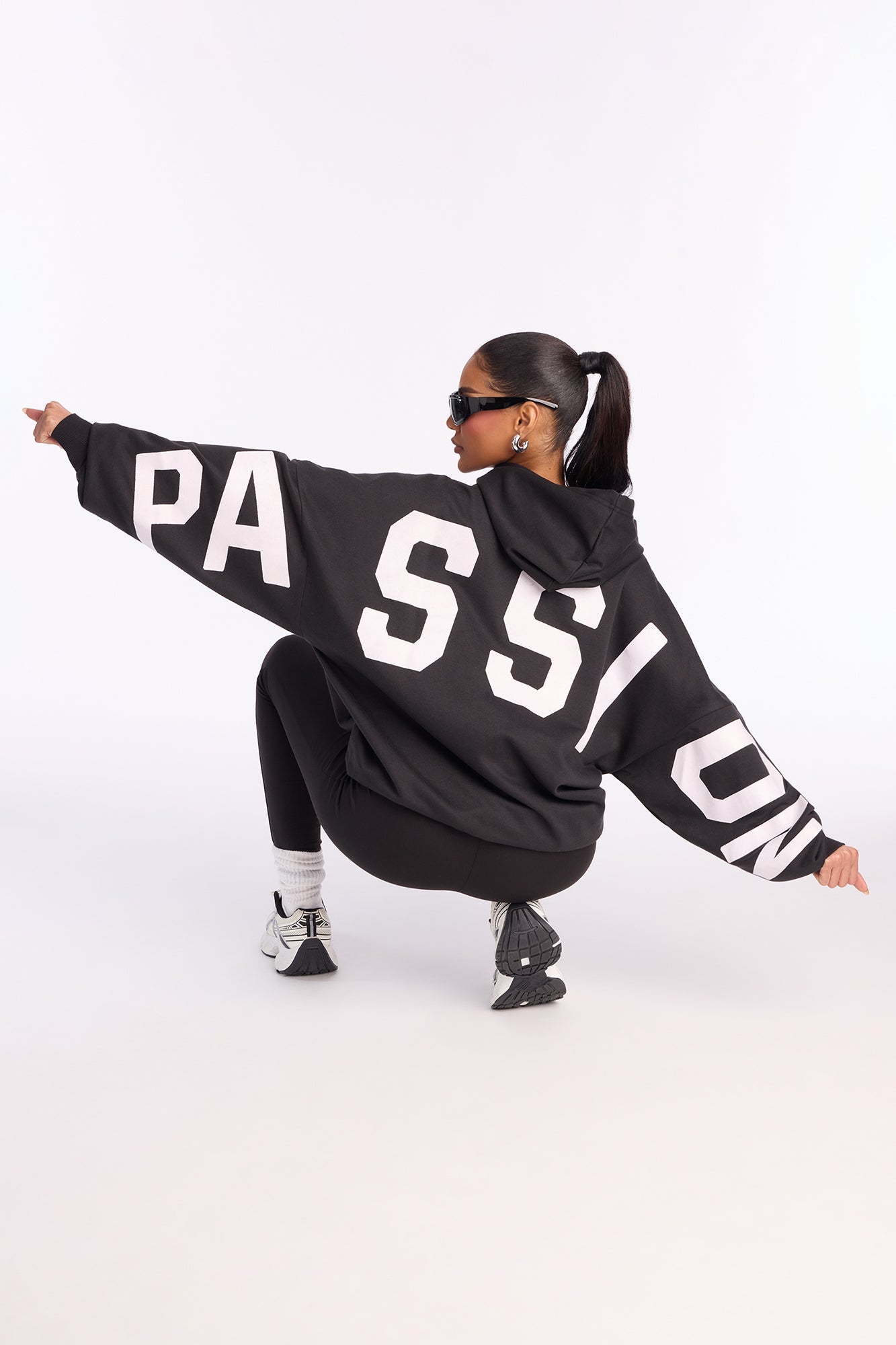 Positive Spirit Fleece Pant Set - Black