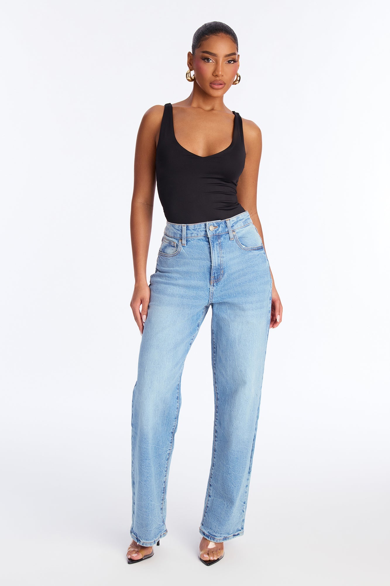 Sobrante Stretch Straight Leg Jeans - Light Wash