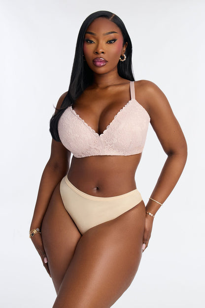 Revolve Around Me Lace Lightly Lined Wireless Bra - Coco