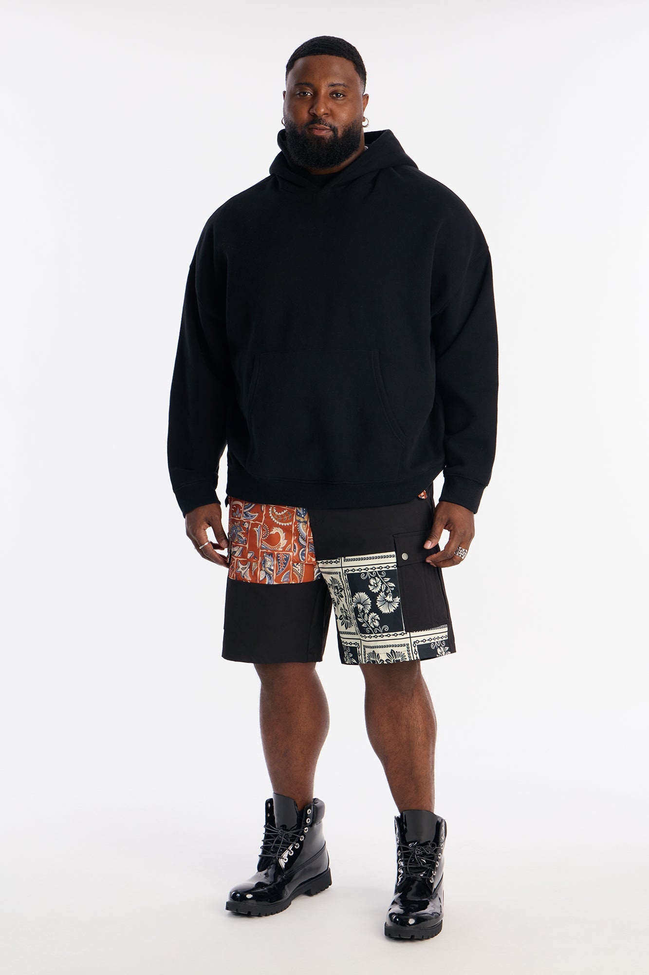 Relaxed Bowery Remix Short - Black