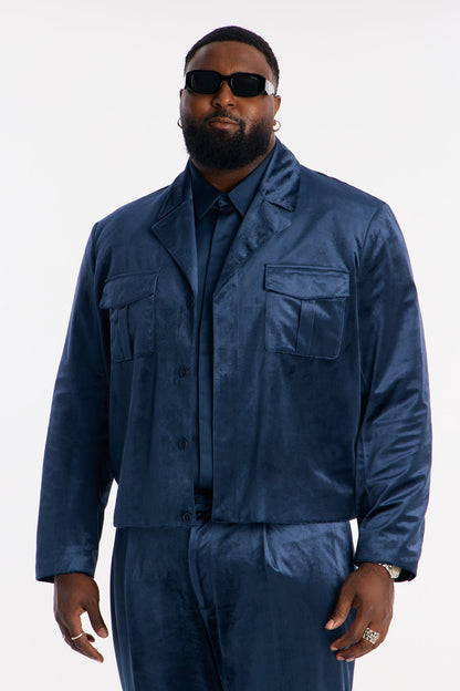 Cropped Nimbus Celestine Jacket - Navy