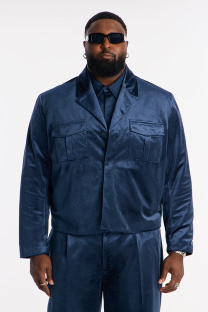 Cropped Nimbus Celestine Jacket - Navy