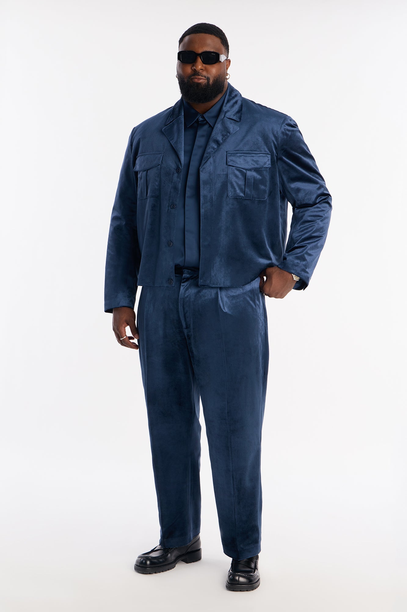 Straight Nimbus Celestine Trouser - Navy