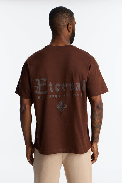 Eternal LA Short Sleeve Tee - Dark Brown