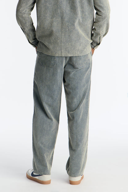 Straight Chi Town Corduroy Pant - Blue Wash