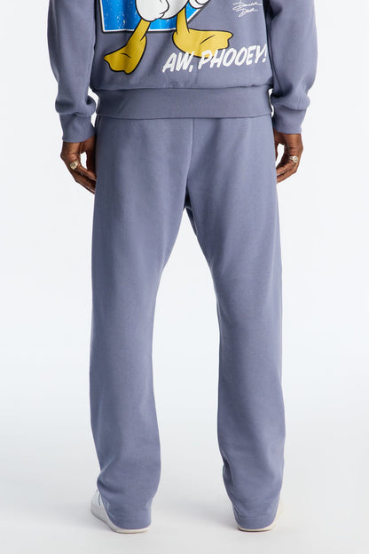 Disney Aw Phooey Donald Embroidery Sweatpants - Slate Blue