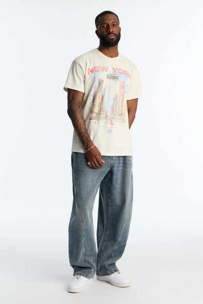 Barrel Dark Night Jean - Dark Wash