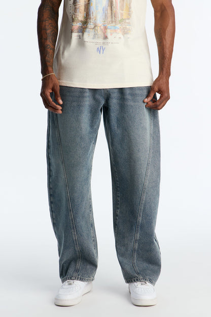 Barrel Dark Night Jean - Dark Wash