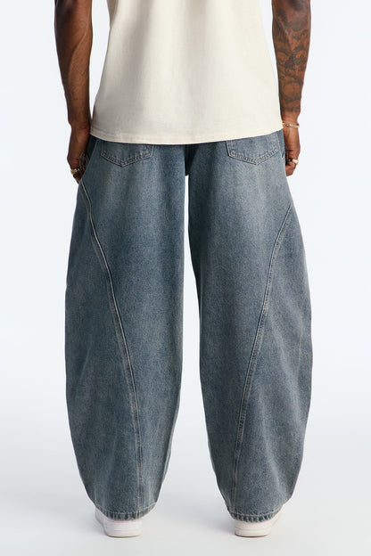 Barrel Dark Night Jean - Dark Wash