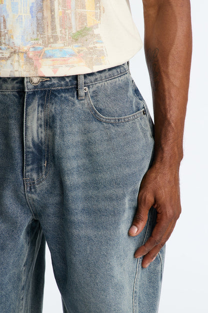 Barrel Dark Night Jean - Dark Wash