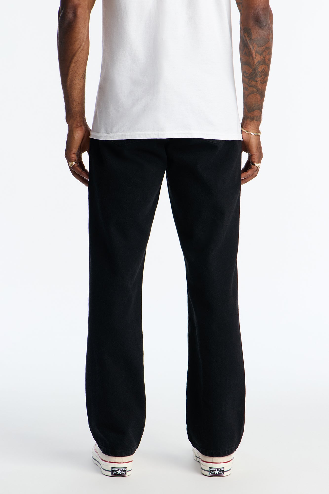 Classic Straight Fit Jeans - Black