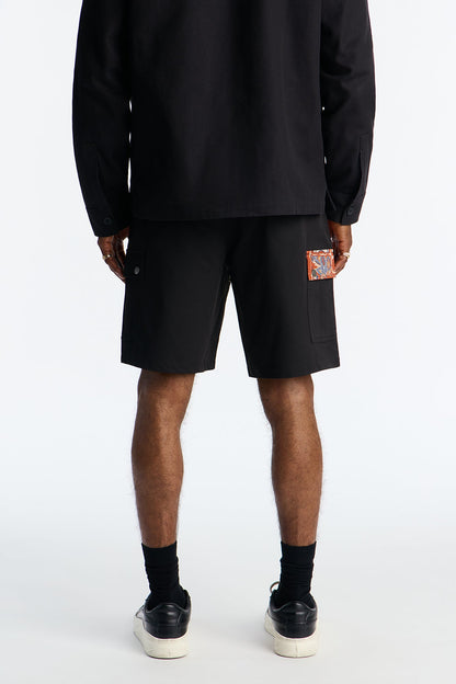 Relaxed Bowery Remix Short - Black