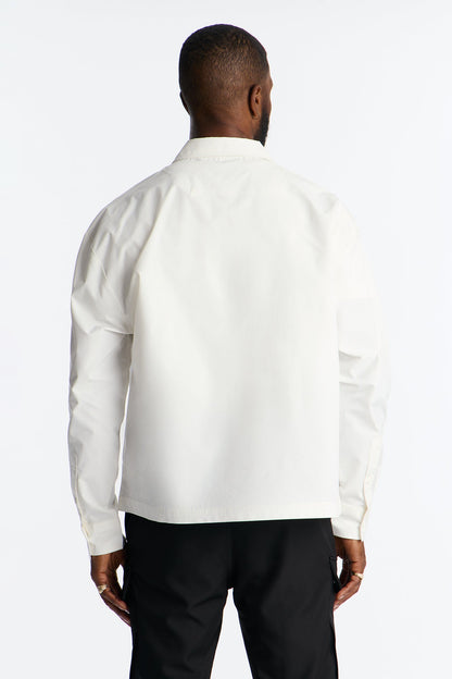 Skyline Views Button Up Shirt - White