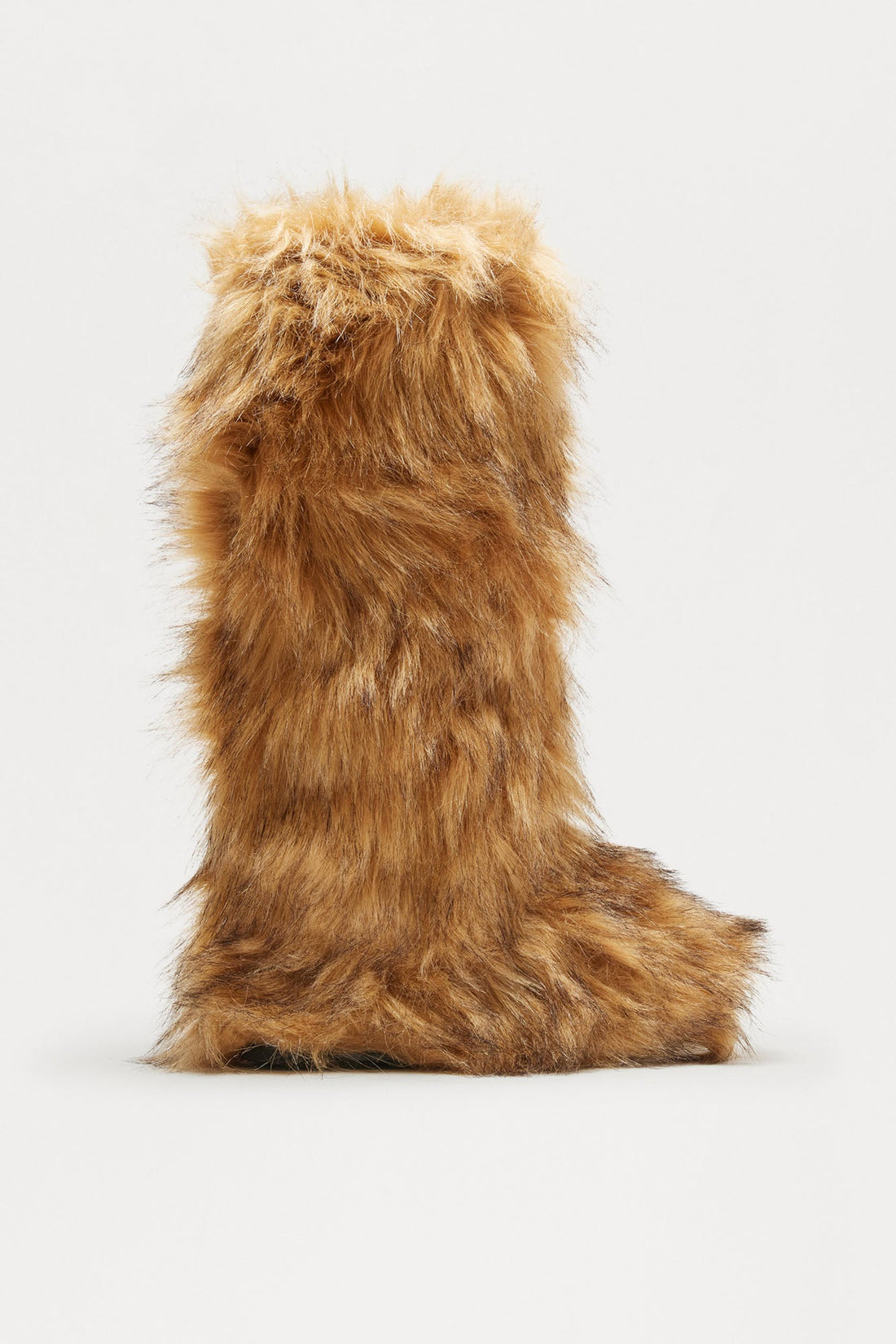 Fireside Faux Fur Boots - Brown/combo