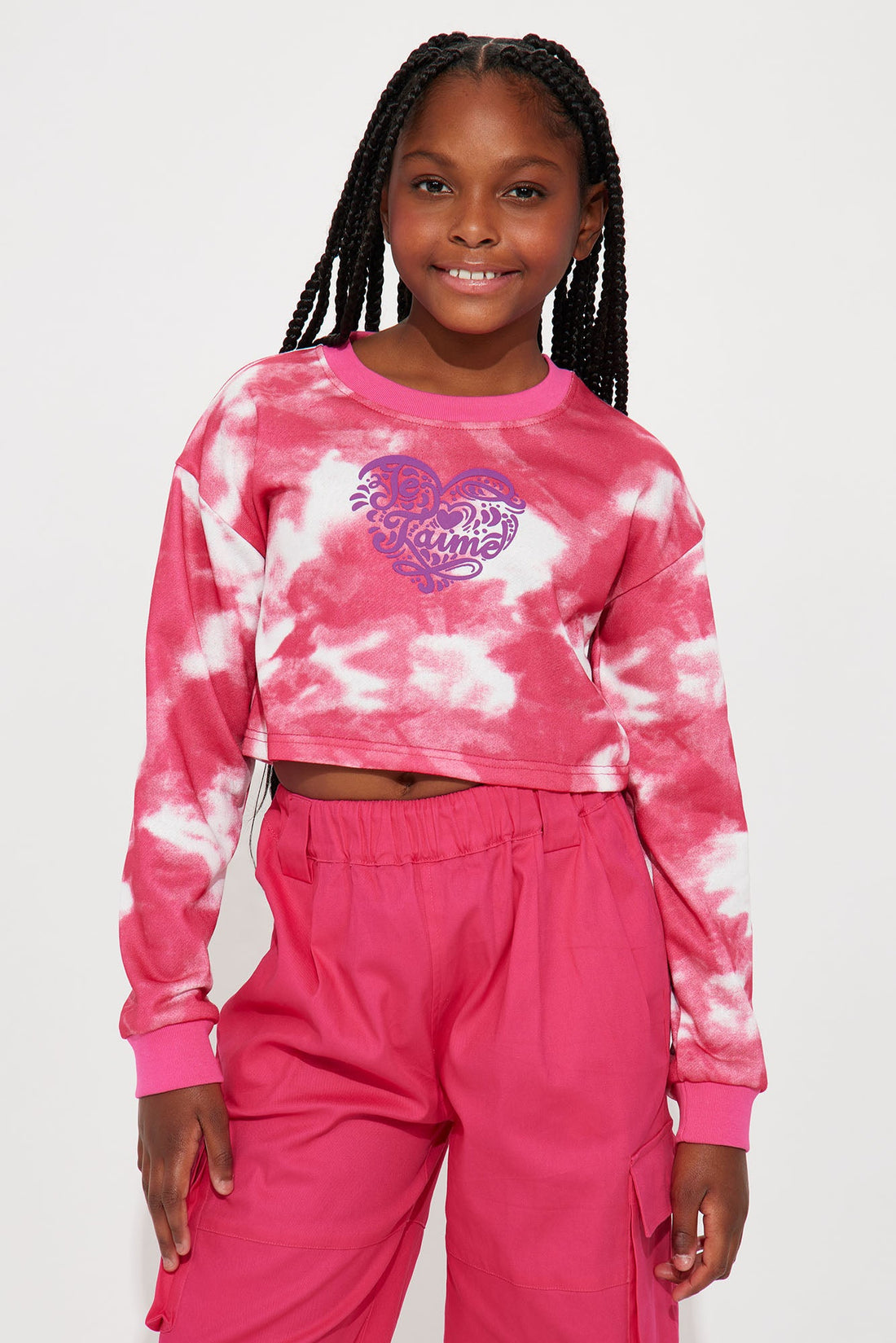 Mini Brynne Tie Dye Set - Pink/combo