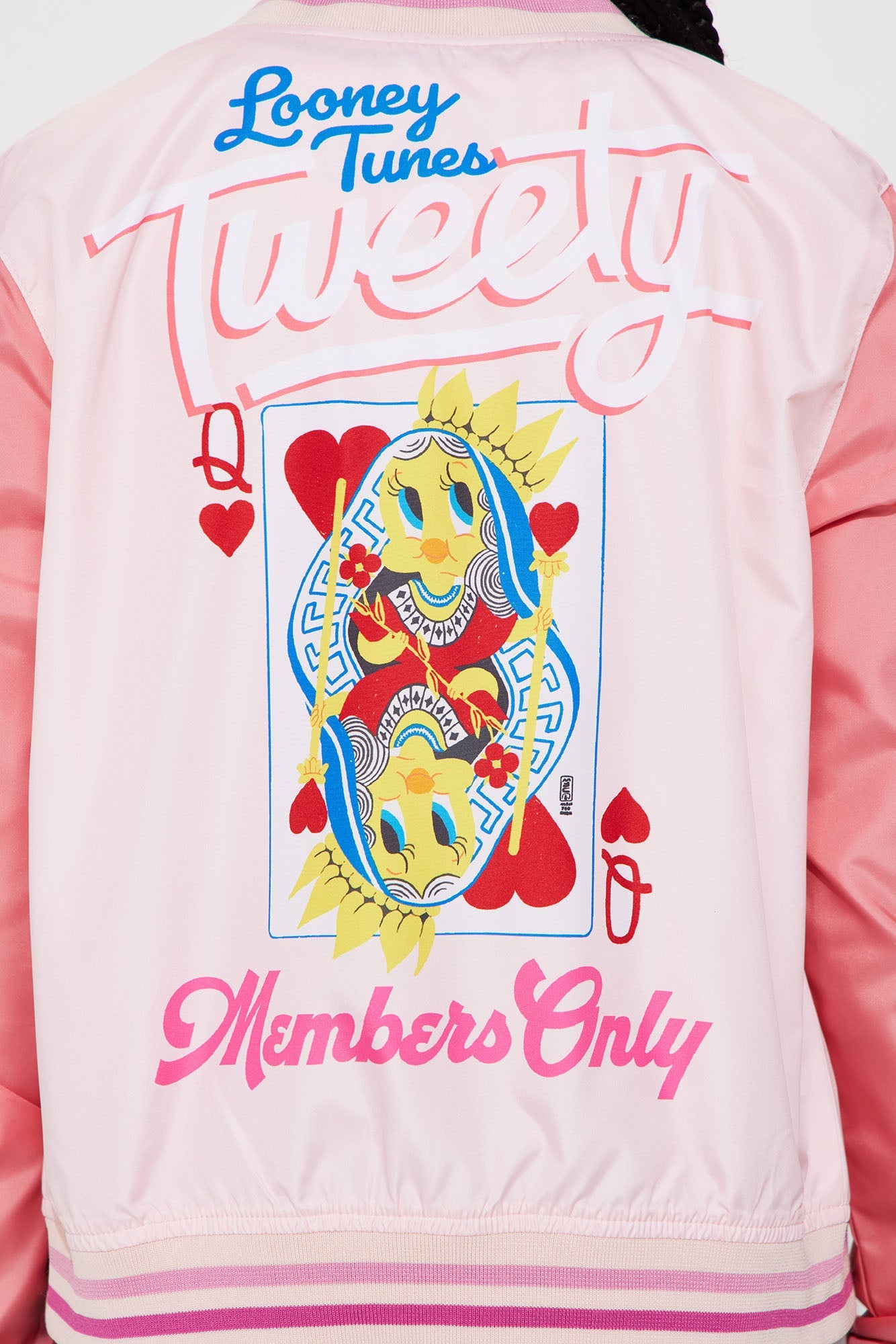 Mini Love To Fly Varsity Windbreaker - Pink