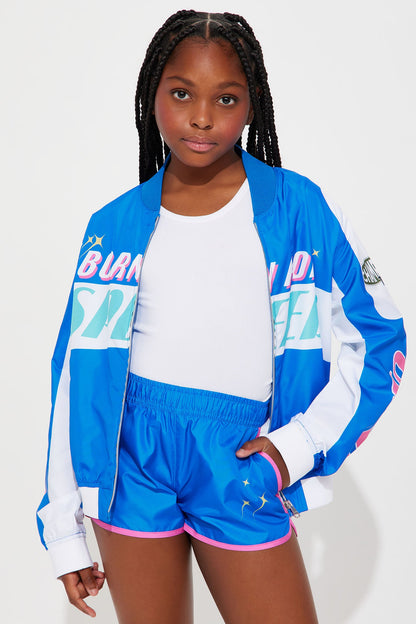 Mini Born For Speed Windbreaker Set - Royal