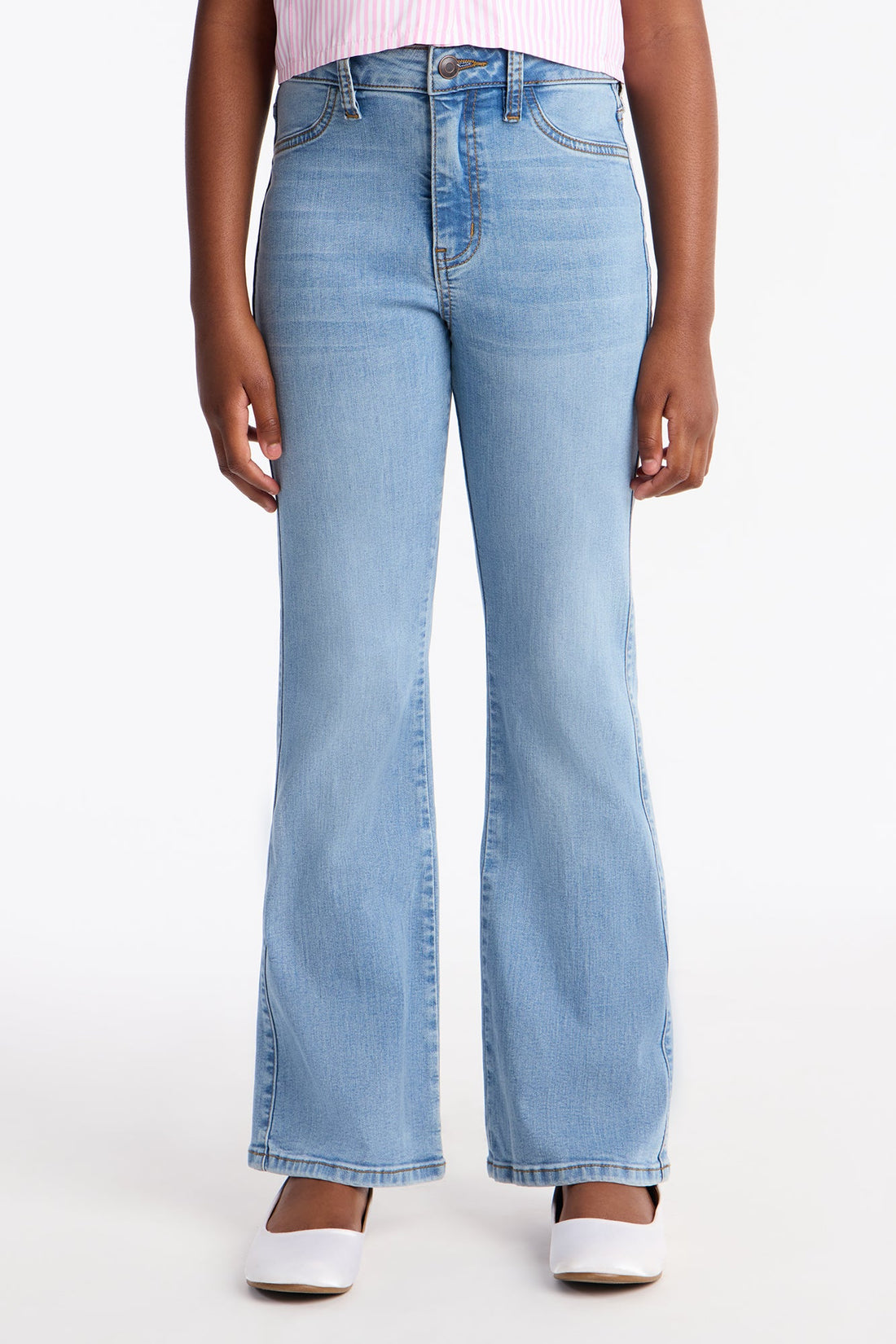 Mini Deep In My Soul Flare Jeans II - Light Wash