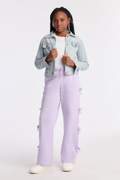 Mini Katrina Wide Leg Pants - Lilac