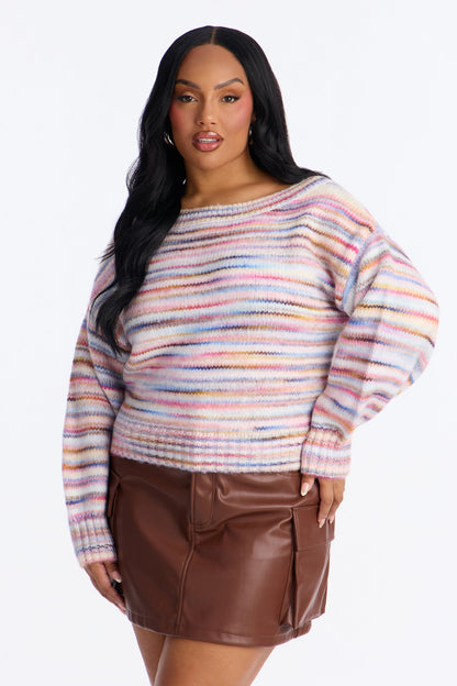 Fairy Lights Pearl Fair Isle Sweater - Multi Color