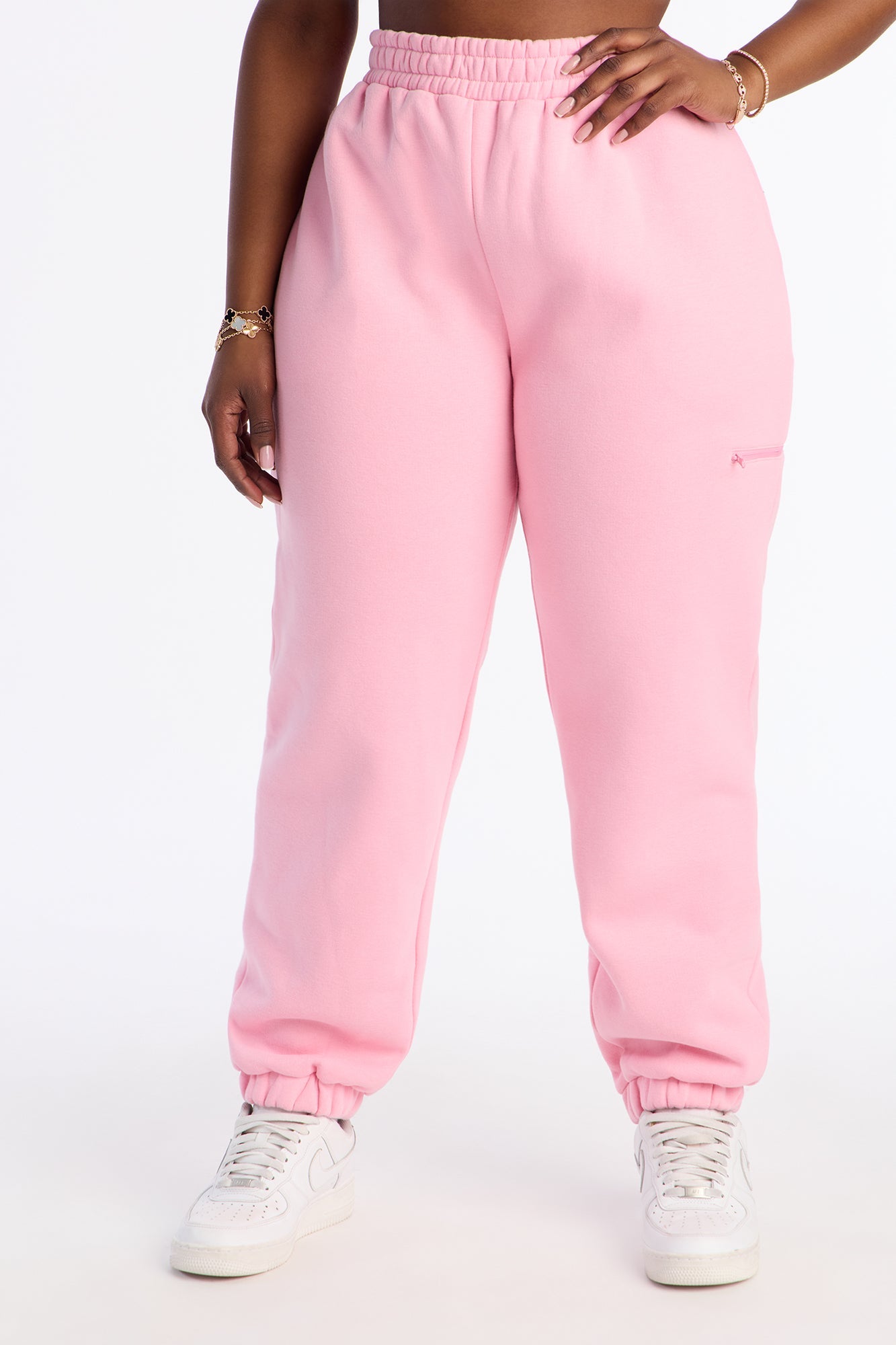 In Flight Fleece Jogger - Pink
