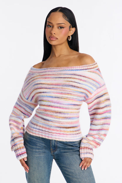 Fairy Lights Pearl Fair Isle Sweater - Multi Color