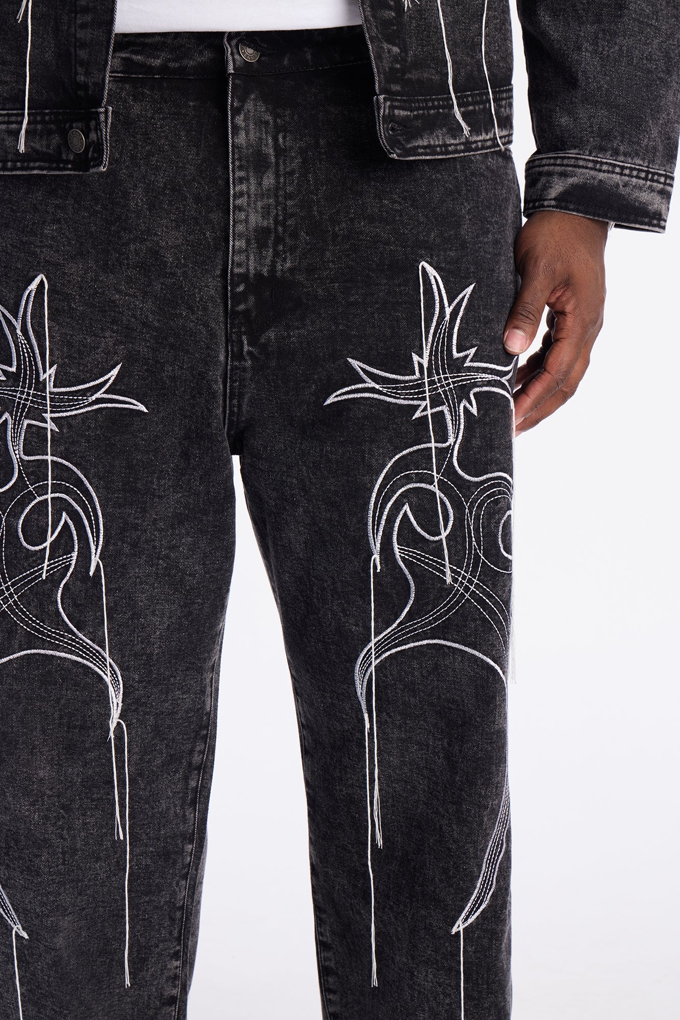 Baggy Skyfire Jean - Black Wash