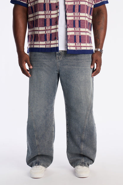 Barrel Dark Night Jean - Dark Wash