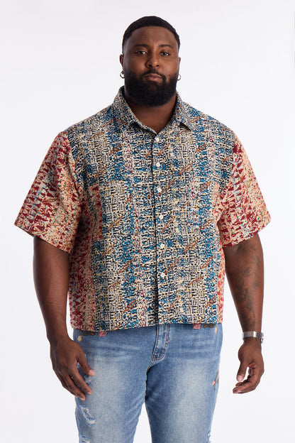 Nomadic Tapestry Button Up Shirt - Multi Color
