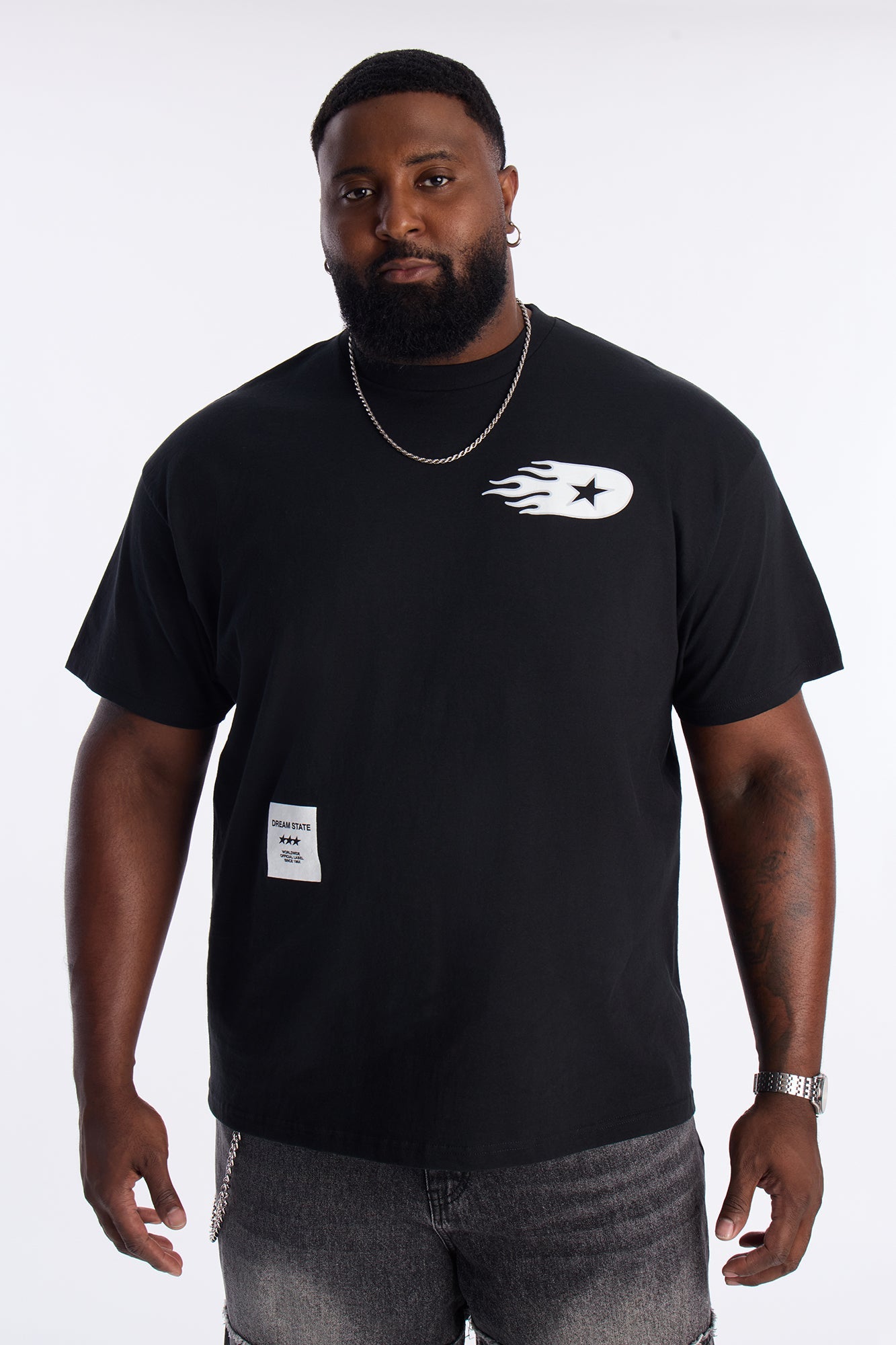 Dream State Worldwide Short Sleeve Tee - Black