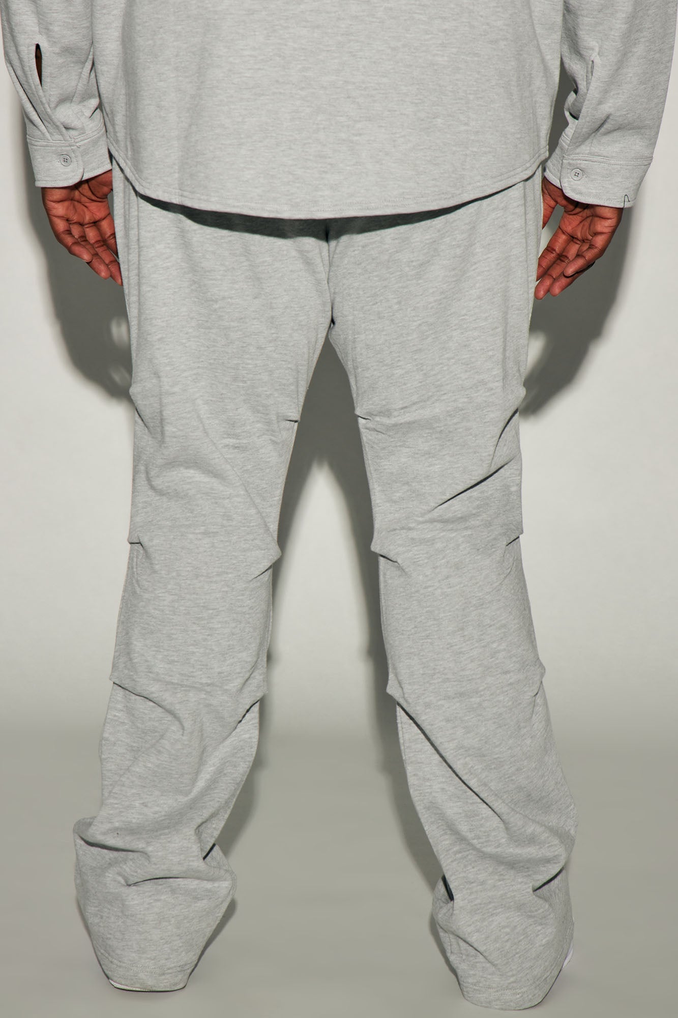 Hudson Skinny Flare Sweatpant - Heather Grey