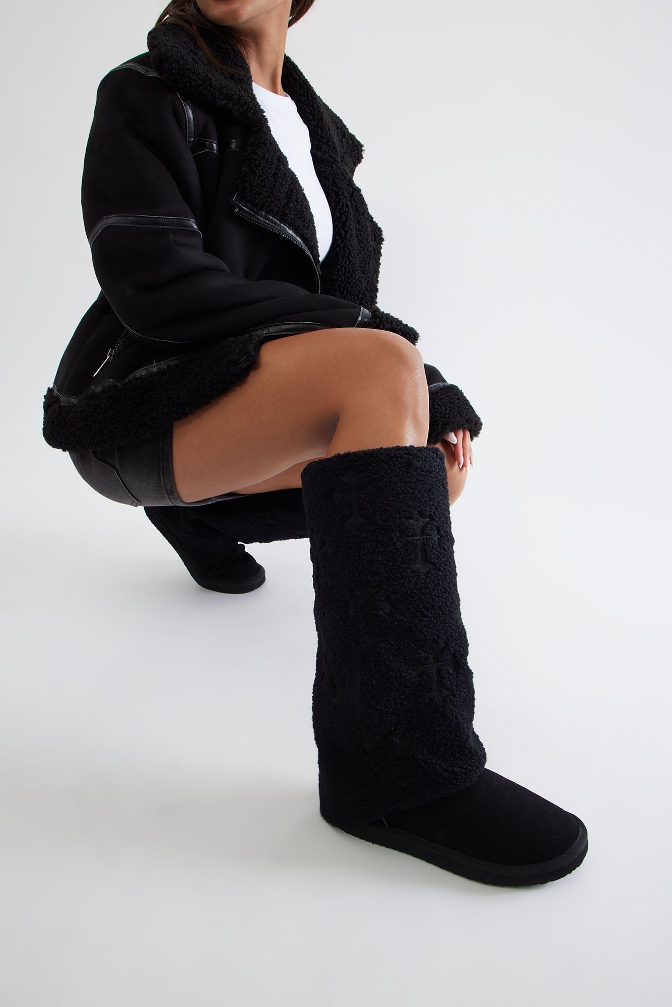 Thorne Sherpa Boots - Black