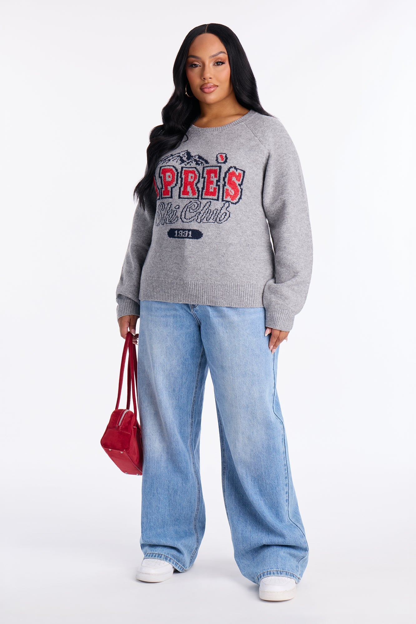 Apres Ski Club Pullover Sweater - Grey/combo