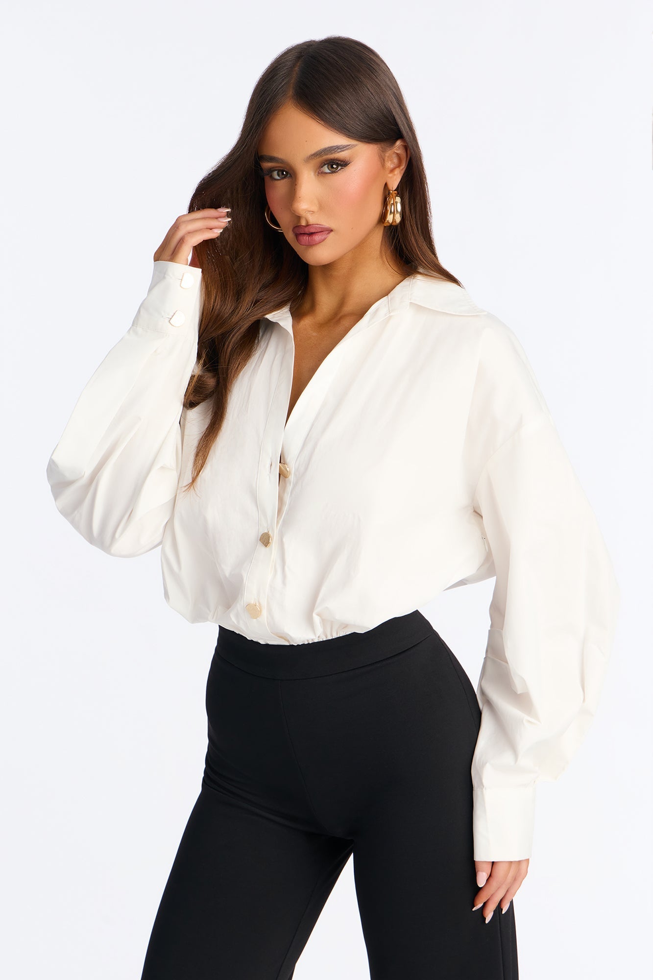 Olivia Belted Skinny Leg Jumpsuit - Black