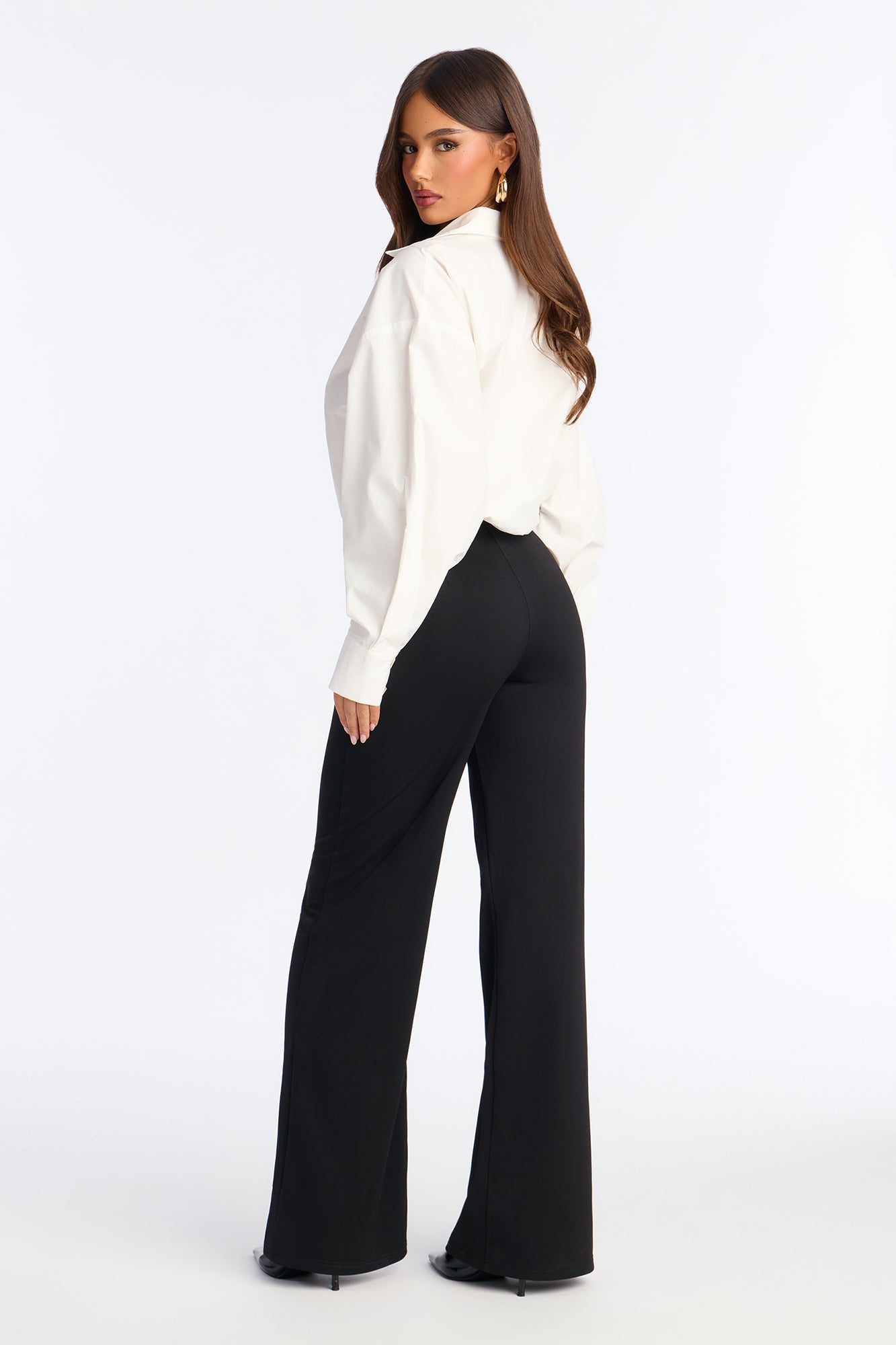 Olivia Belted Skinny Leg Jumpsuit - Black