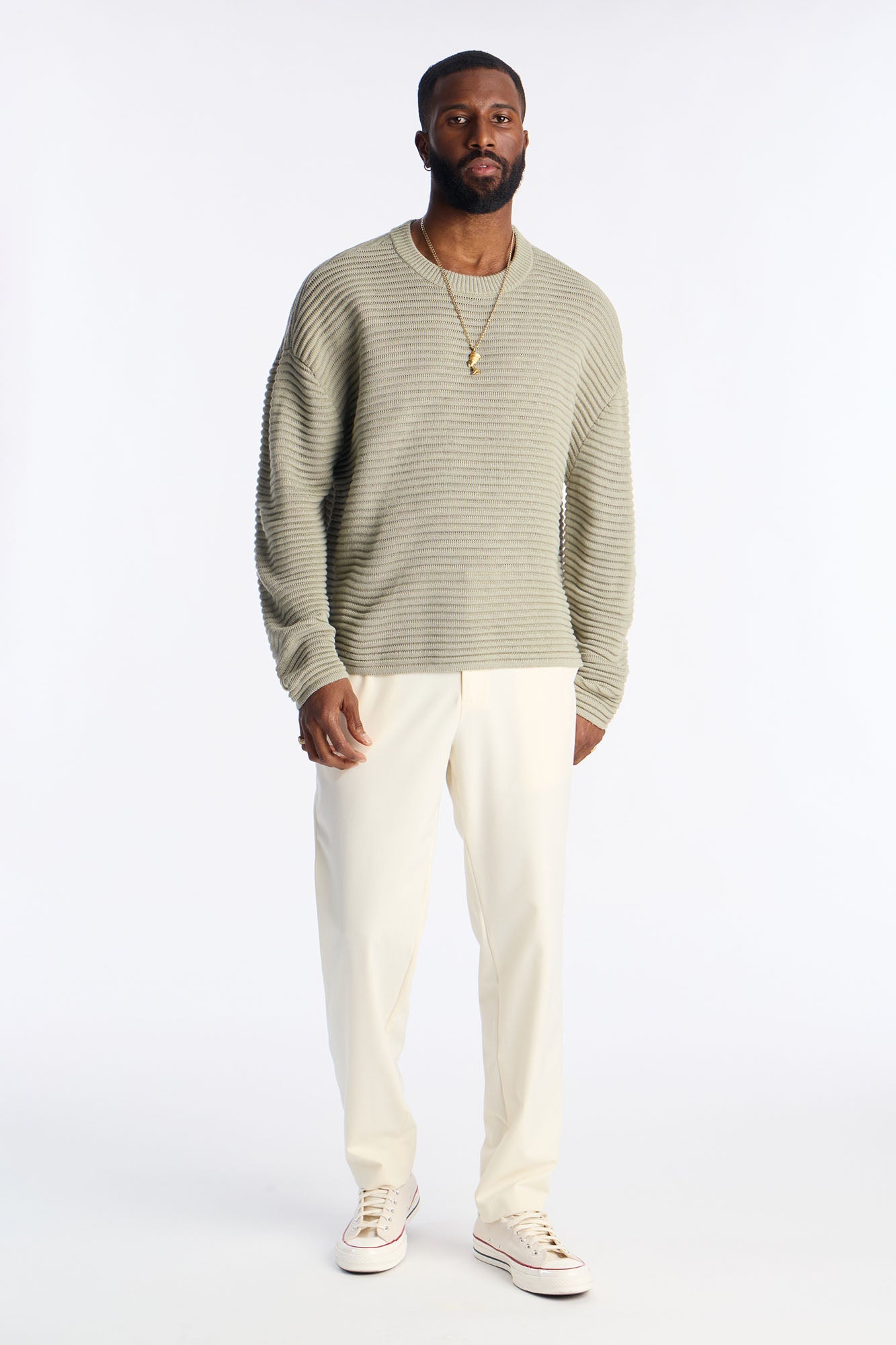 Mingle Crewneck Sweater - Green