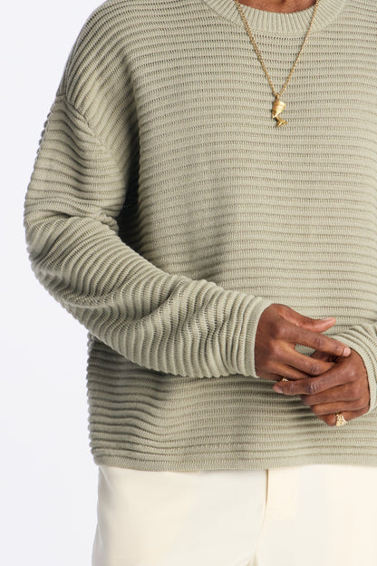 Mingle Crewneck Sweater - Green