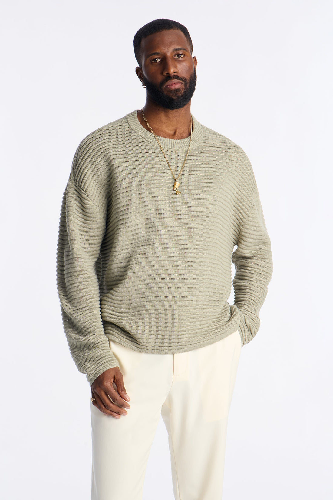 Mingle Crewneck Sweater - Green