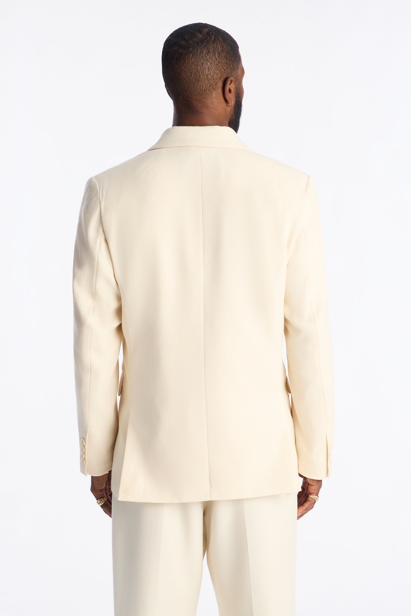 Relaxed Double Breasted Bright Etoile Blazer - Off White