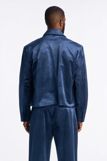 Cropped Nimbus Celestine Jacket - Navy