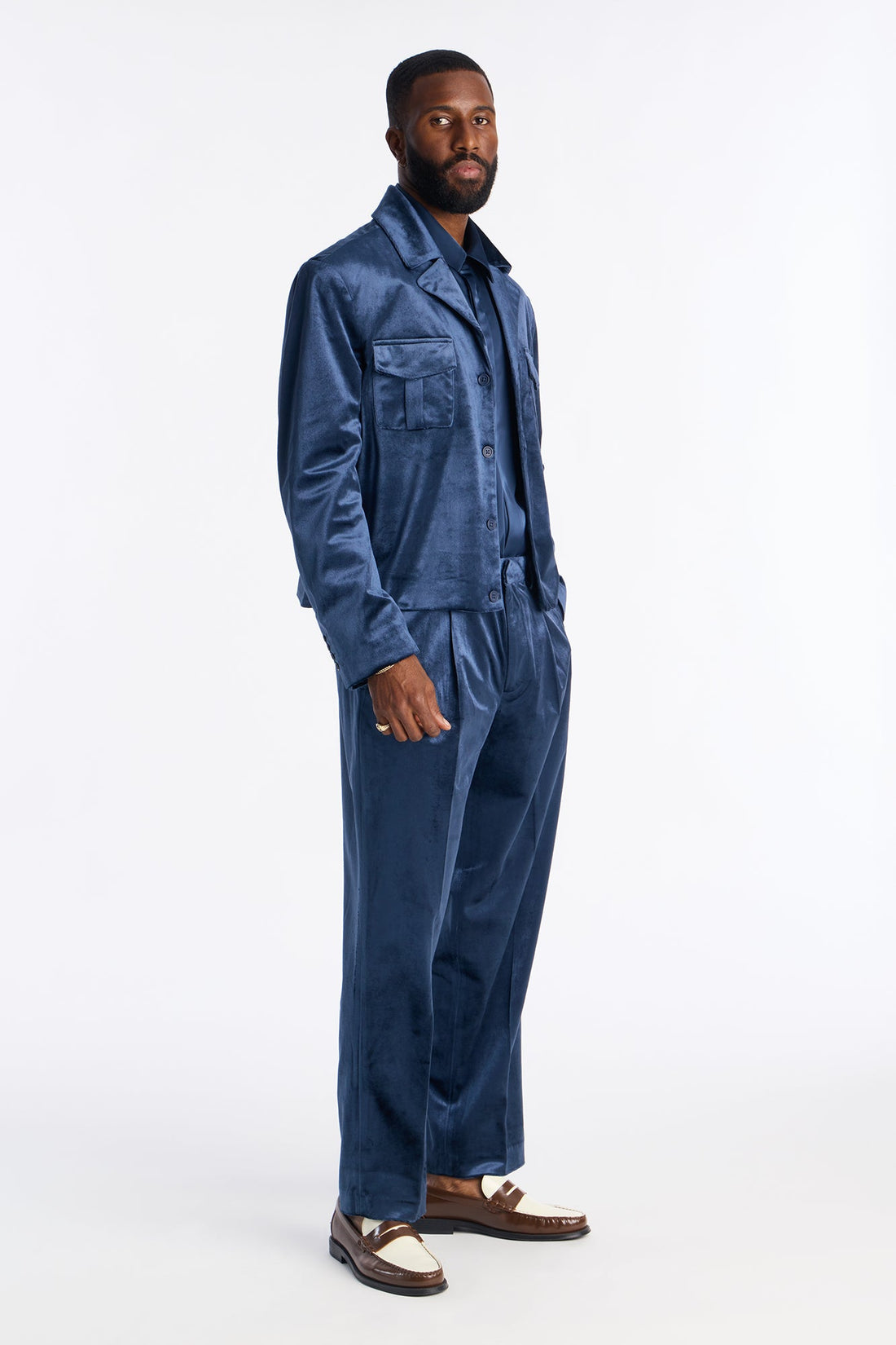 Straight Nimbus Celestine Trouser - Navy