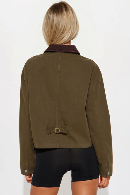 Joelle Barn Jacket - Olive