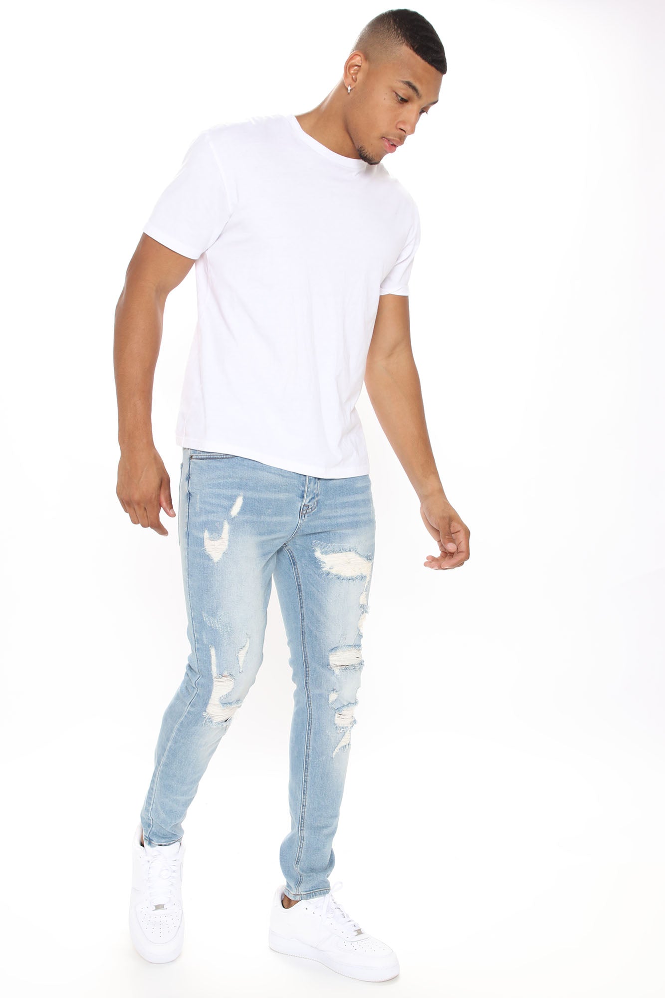 Break Bad Habits Skinny Jean - Medium Wash