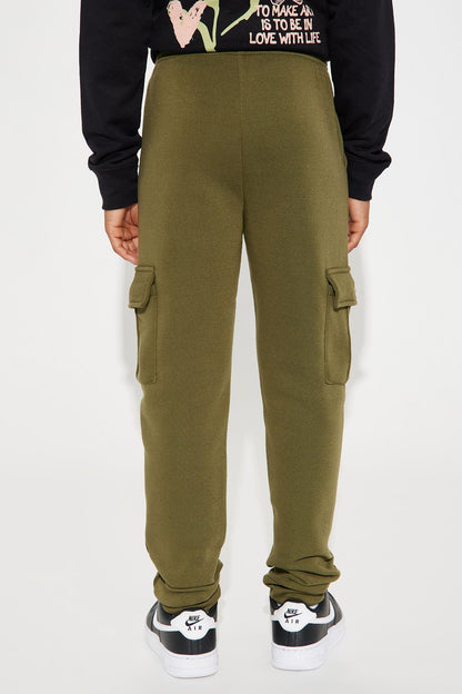 Mini Fly Vibes Jogger Pant - Olive