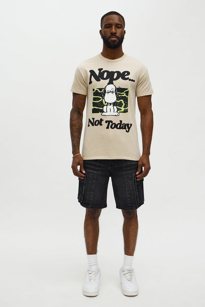 Relaxed Catch Me Camping Paneled Denim Cargo Short - Black Wash