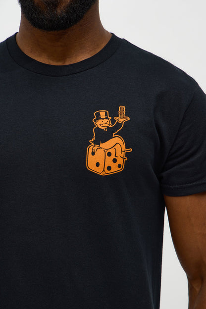 Monopoly Take The Chance Short Sleeve Tee - Black