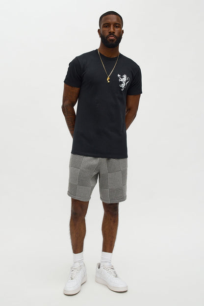 Relaxed Get That Check Short - Black