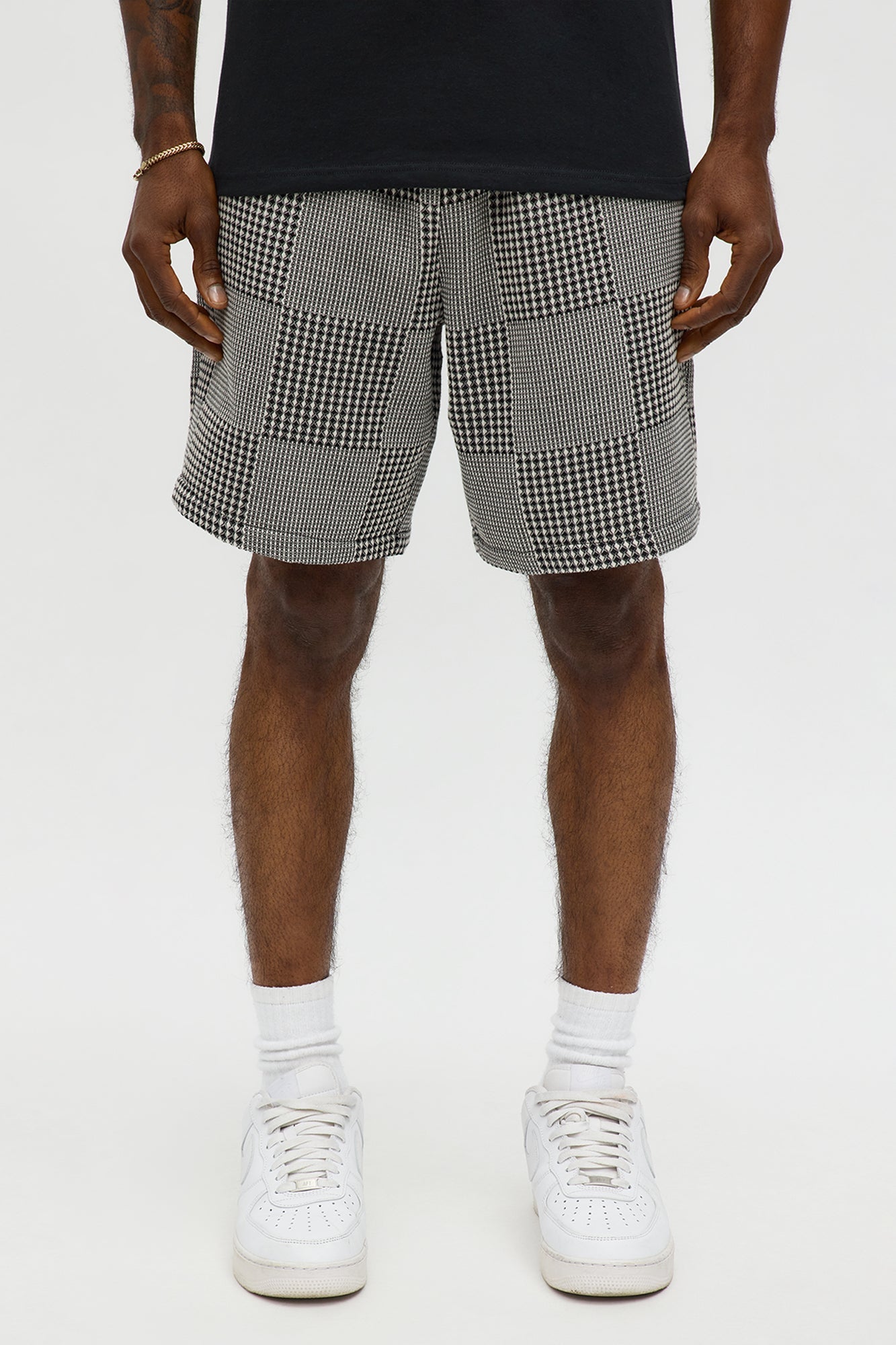 Relaxed Get That Check Short - Black