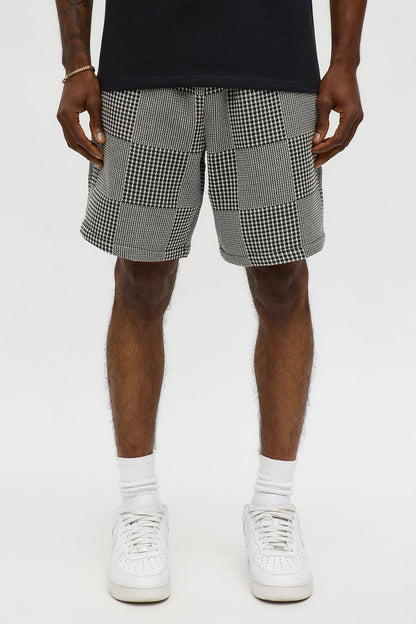 Relaxed Get That Check Short - Black